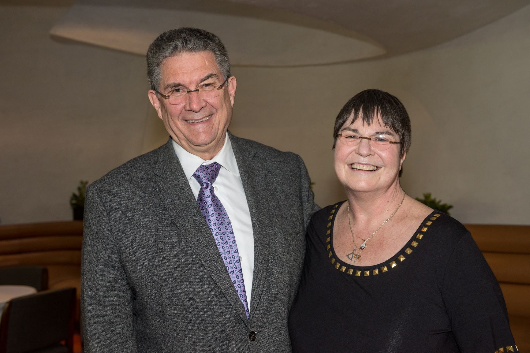 Cheryl Petersen and her husband, Roger Lustberg.